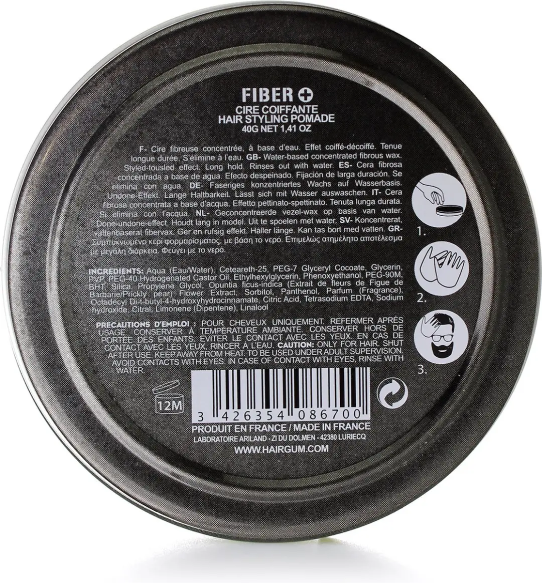 Hairgum Fiber+ Pomade 40g