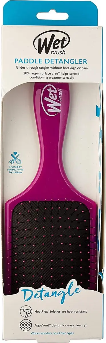The Wet Brush Paddle Detangler - Paars