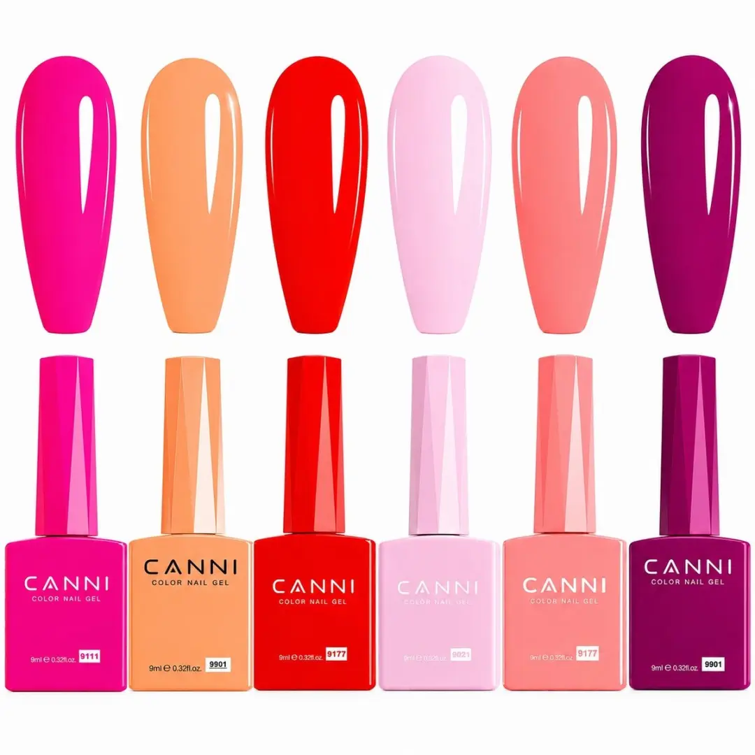 Canni Gellak Set 6 Kleuren 10ml
