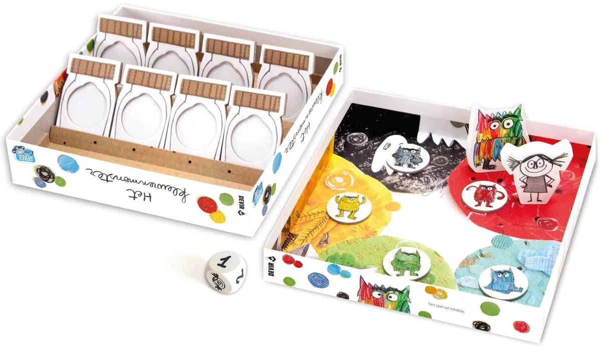 Asmodee Het Kleurenmonster Mini Editie Bordspel - 3+