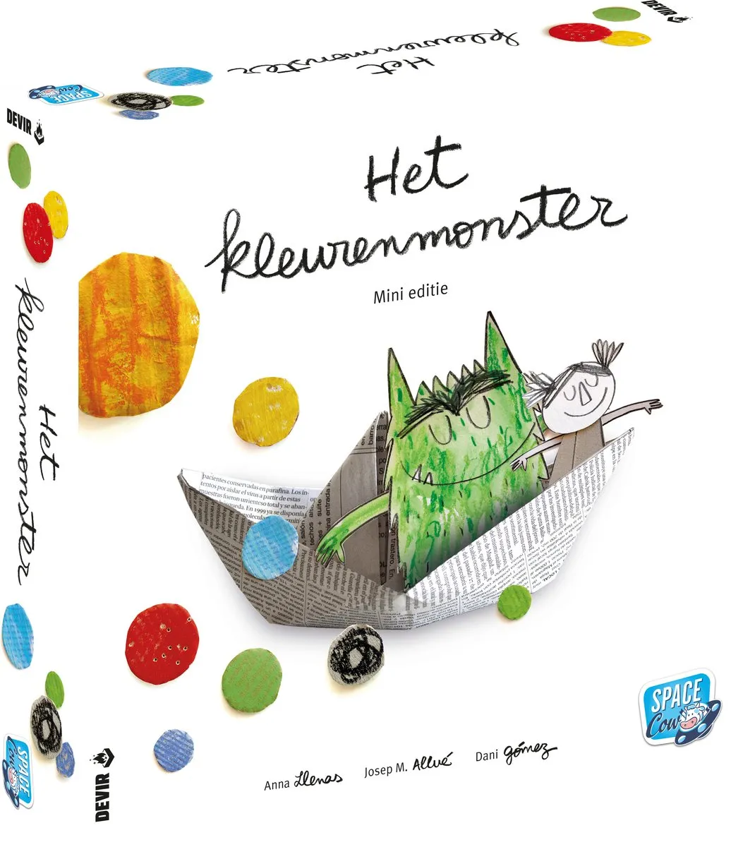 Asmodee Het Kleurenmonster Mini Editie Bordspel - 3+