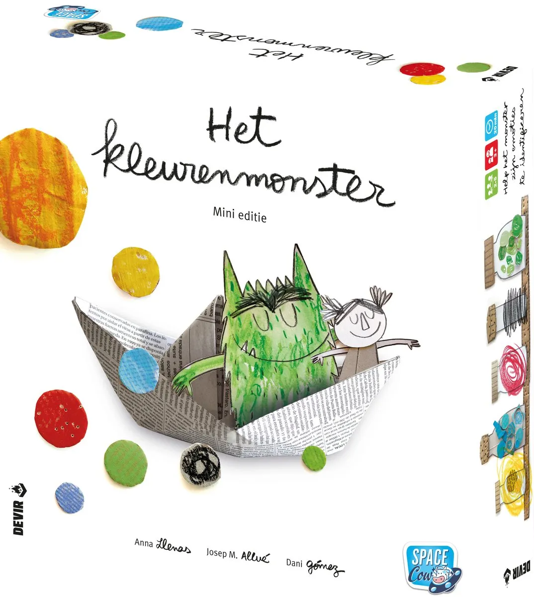 Asmodee Het Kleurenmonster Mini Editie Bordspel - 3+