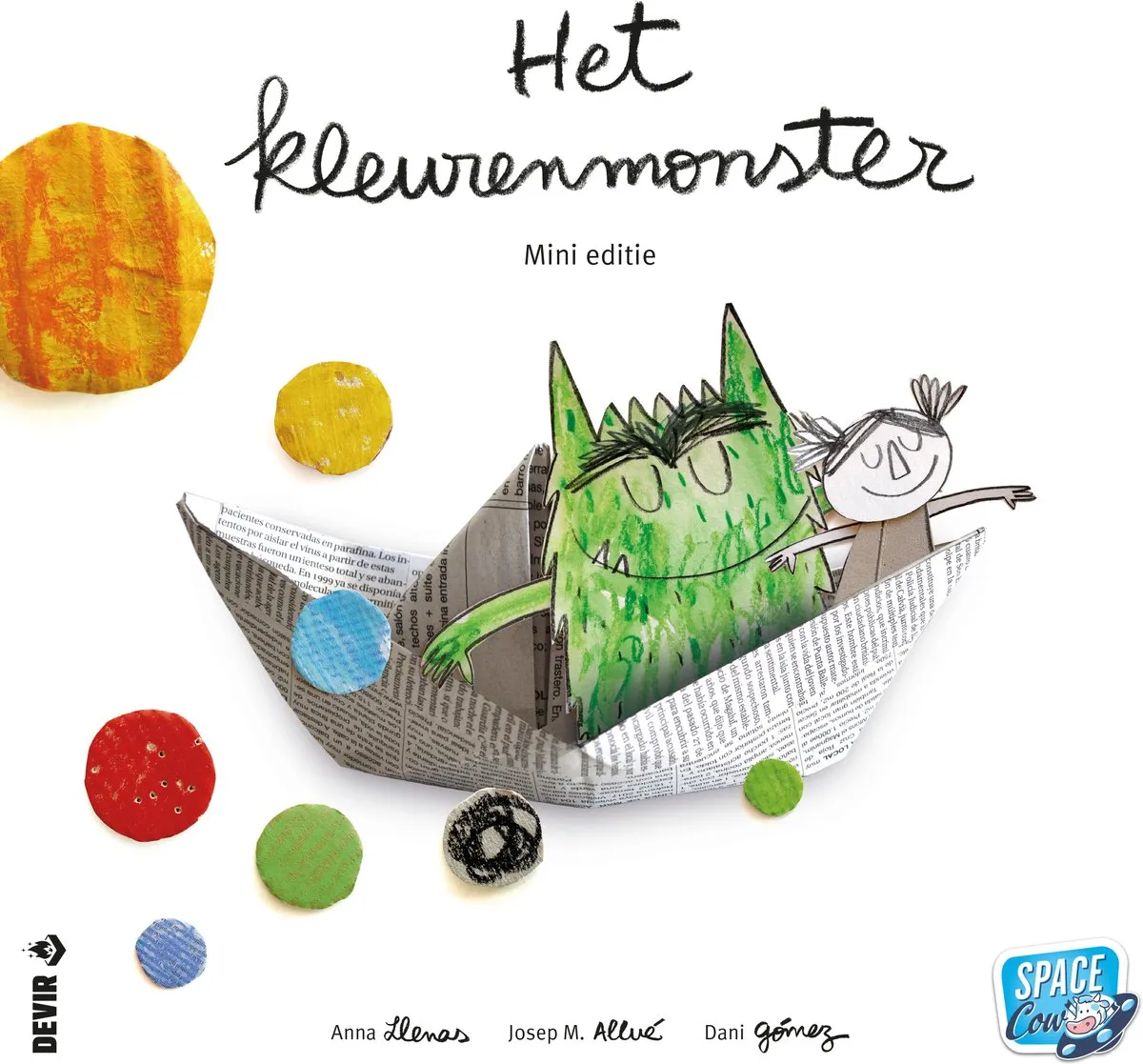 Asmodee Het Kleurenmonster Mini Editie Bordspel - 3+