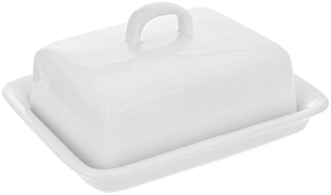 Orion Witte Keramische Botervloot 16x12,5x9cm