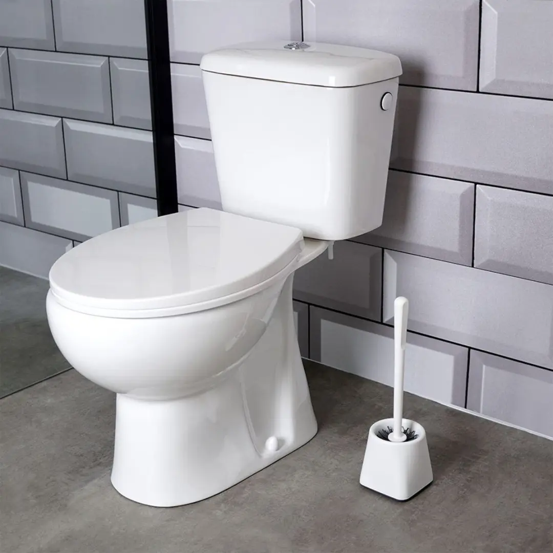 Orion WC Borstel Set Silicoon Wit 36cm