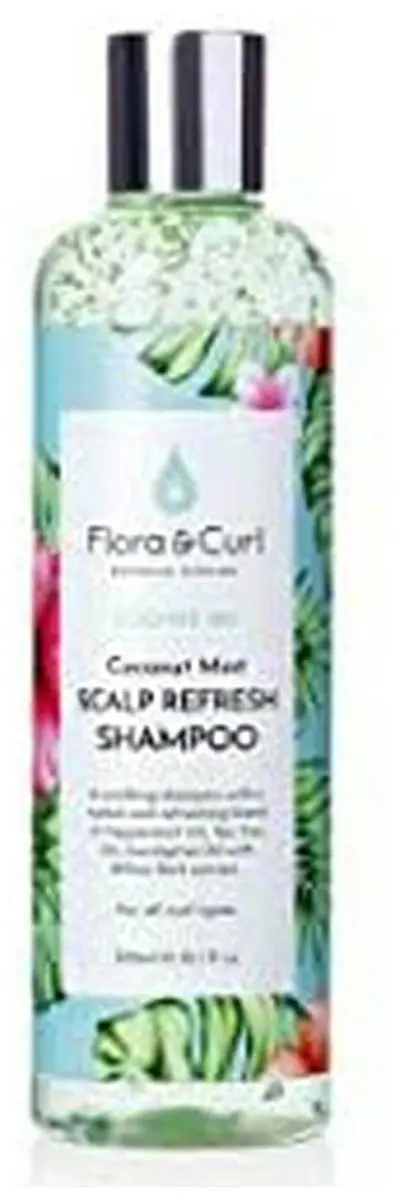Flora & Curl Soothe Me Shampoo Munt Kokosnoot 300ml