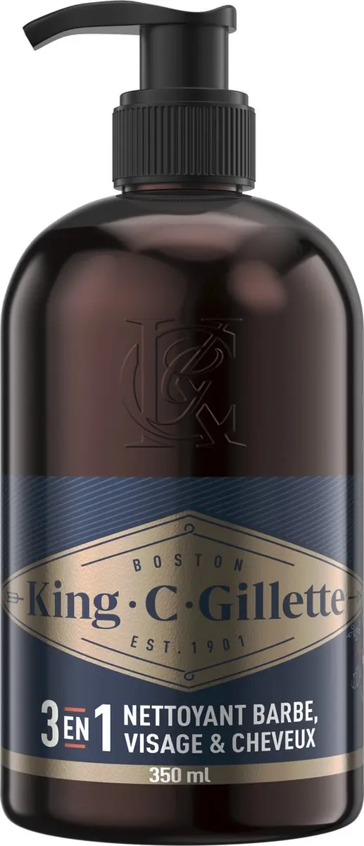 King C. Gillette Baard En Gezichtsreiniger 350ml