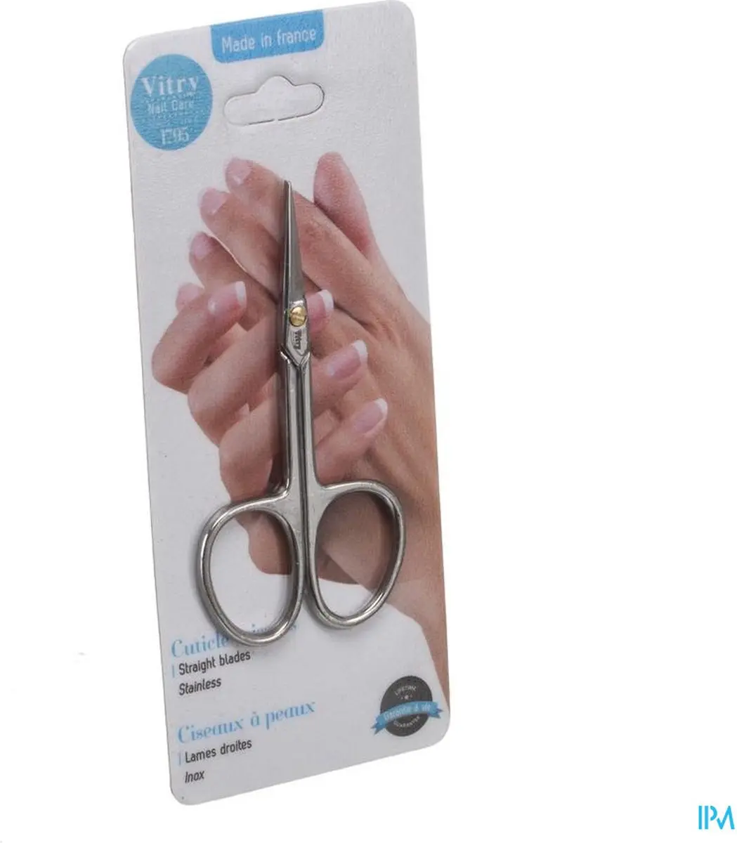 Vitry Classic Schaar Velletje Recht Inox 1009