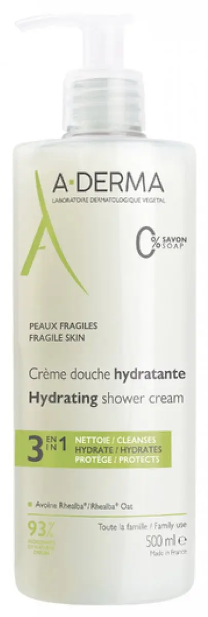A-Derma Hydraterende Douchecrème 500ml