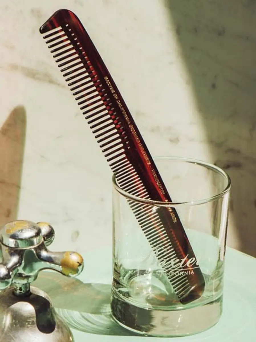 Baxter of California Large Comb 20cm - Bruin/Oranje