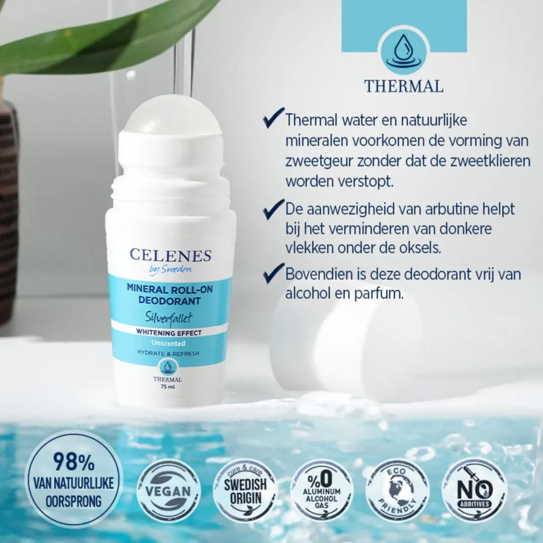 Celenes by Sweden Whitening Roll-on Deodorant 75ml