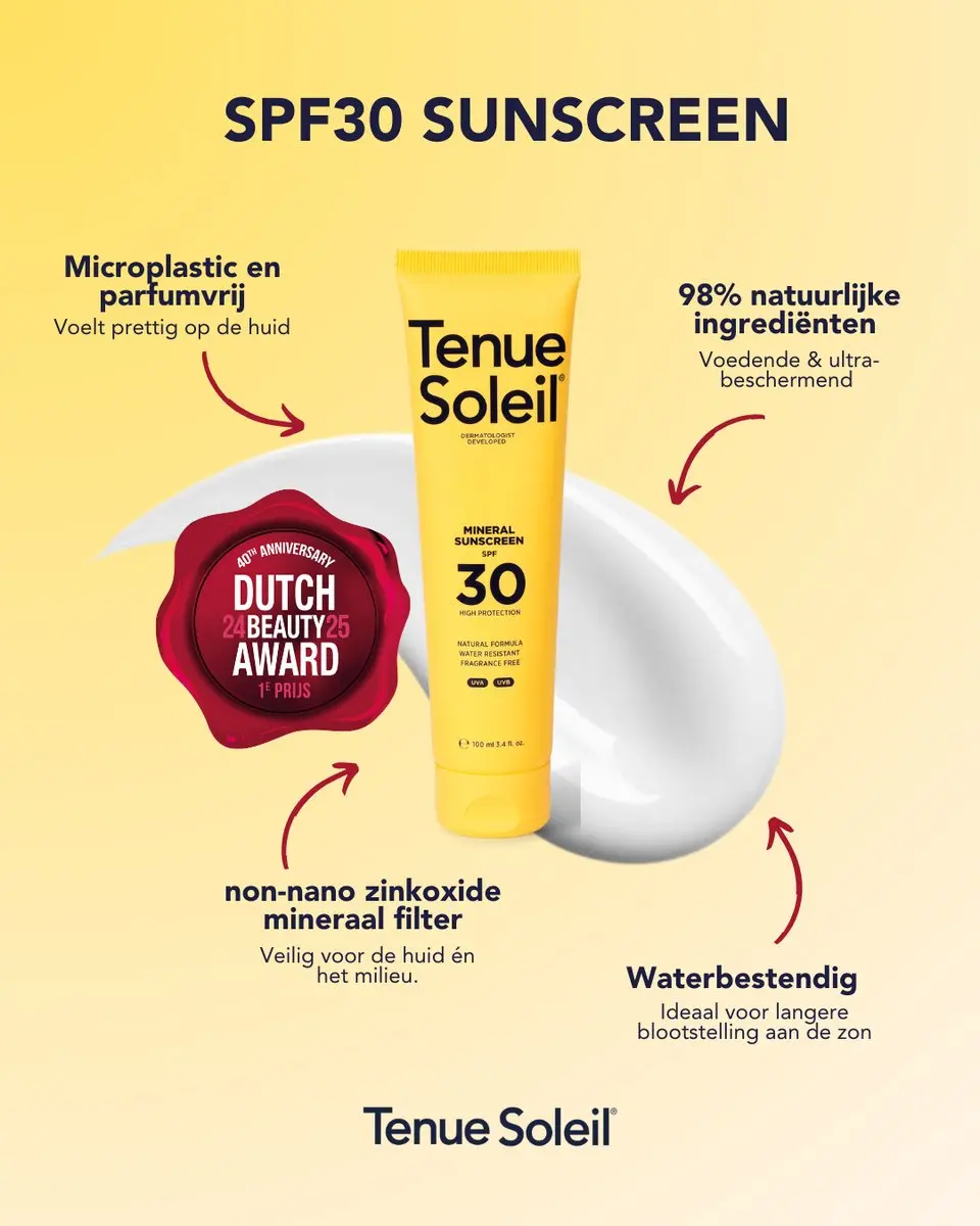 Tenue Soleil Minerale Zonnecrème SPF 30 - 30ml