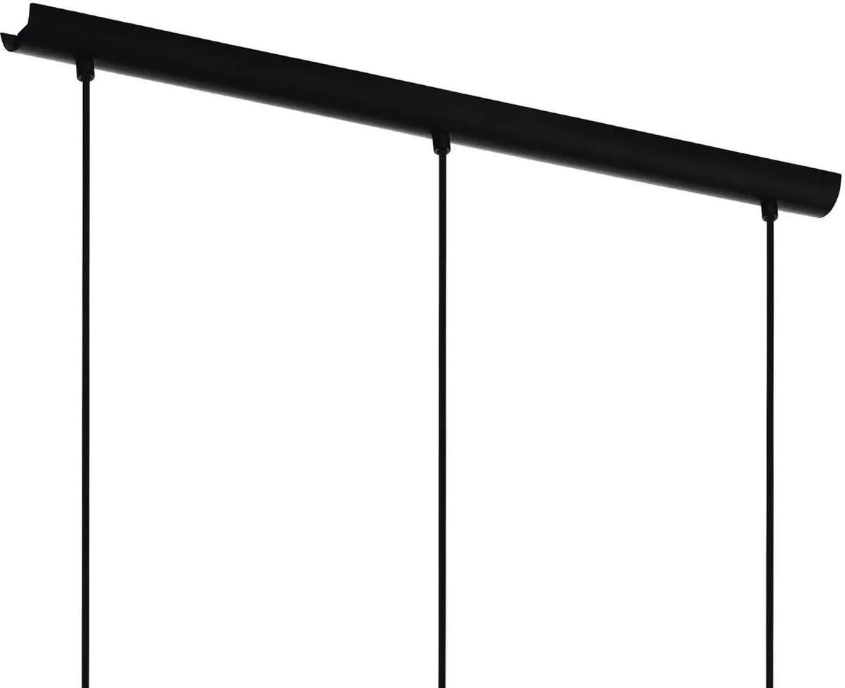 Eglo Albaraccin Hanglamp 78cm - 5 Lichtpunten - Zwart/Goud