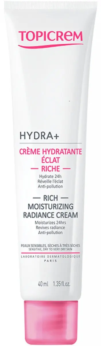 Topicrem Crème Face Care Hydra+ Rich Moisturizing 40ml