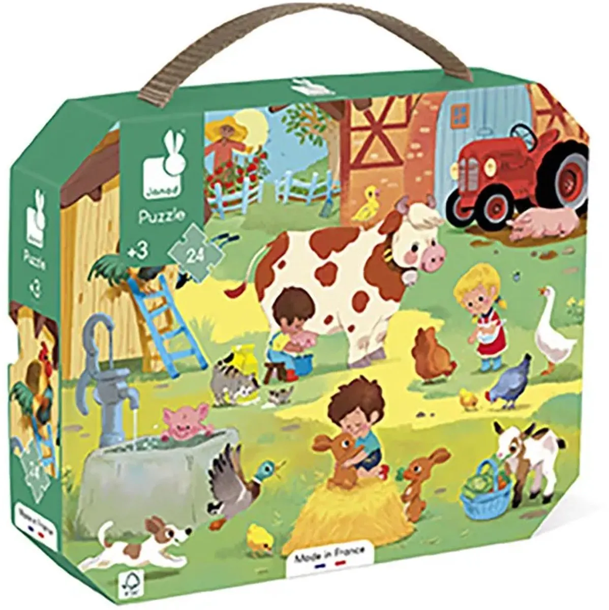 Janod Puzzel Op De Boerderij 24 Stuks - J02603