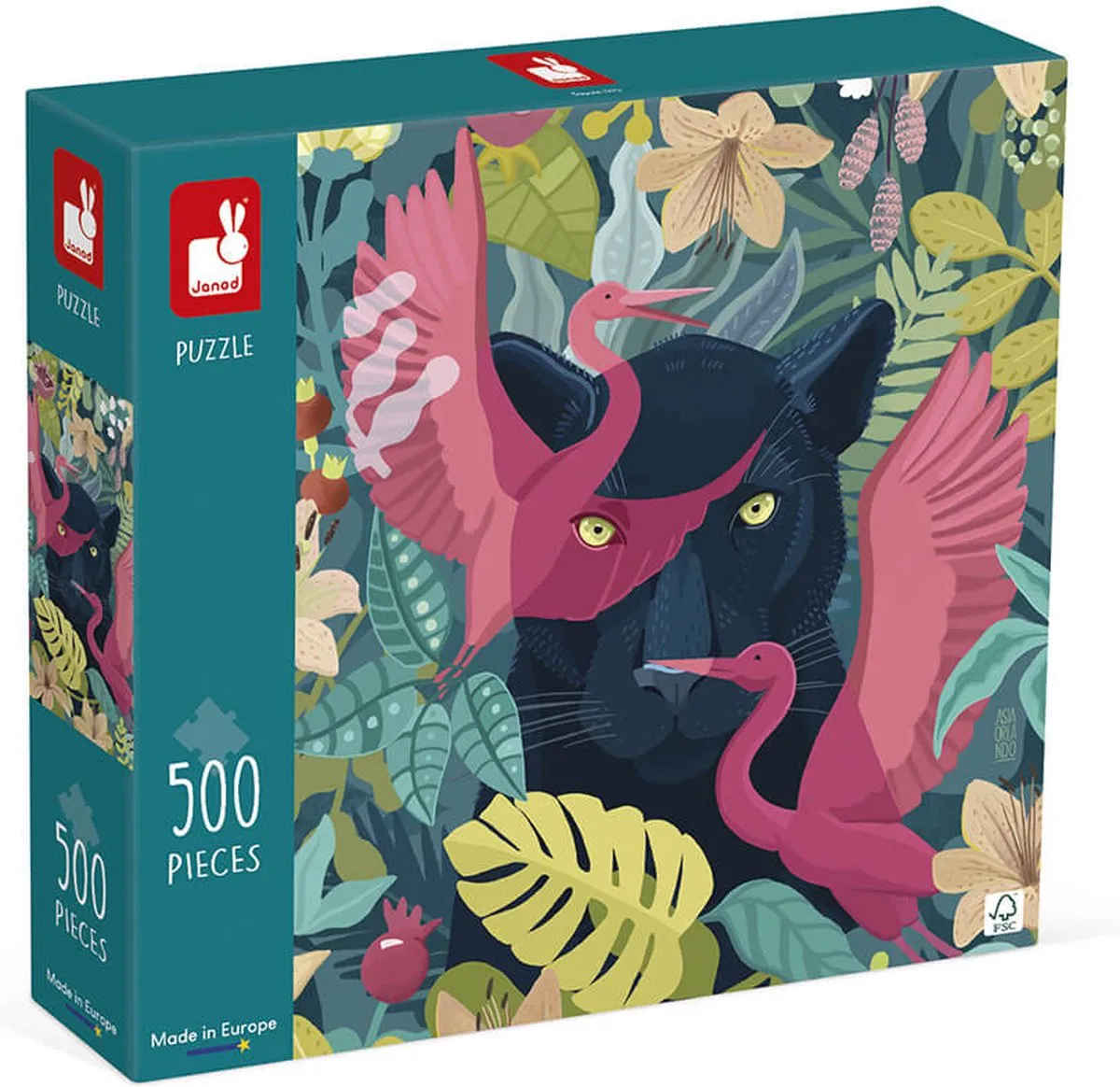 Janod Kidult Mysterieuze Panter Puzzel 500 Stuks