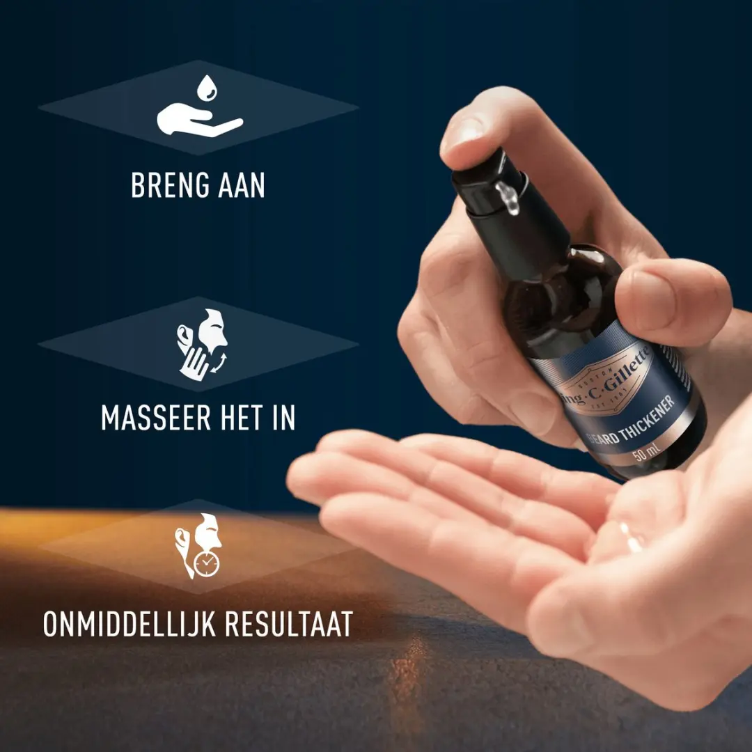 King C. Gillette Baardverdikkingsserum 50ml - afbeelding 6 van 6