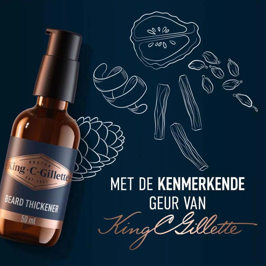 King C. Gillette Baardverdikkingsserum 50ml