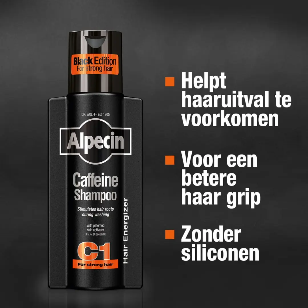 Alpecin Cafeïne Shampoo C1 Black - 2x250ml