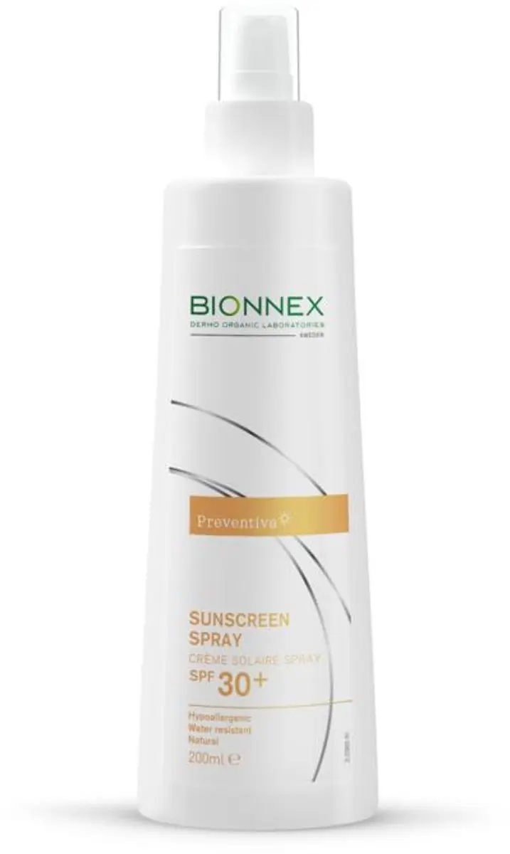 Bionnex Preventiva Zonnebrand Spray SPF 30+ 200ml