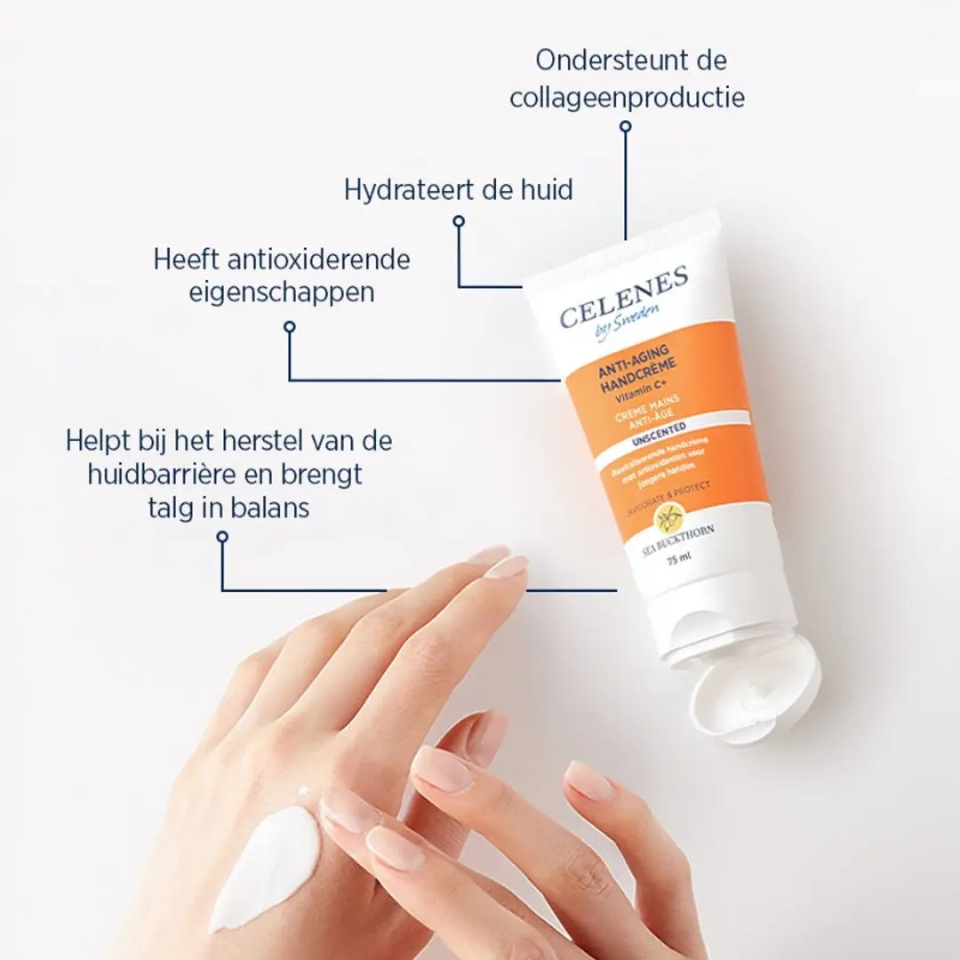 Celenes by Sweden Sea Buckthorn Anti-Rimpel Handcrème 75ml - afbeelding 6 van 6