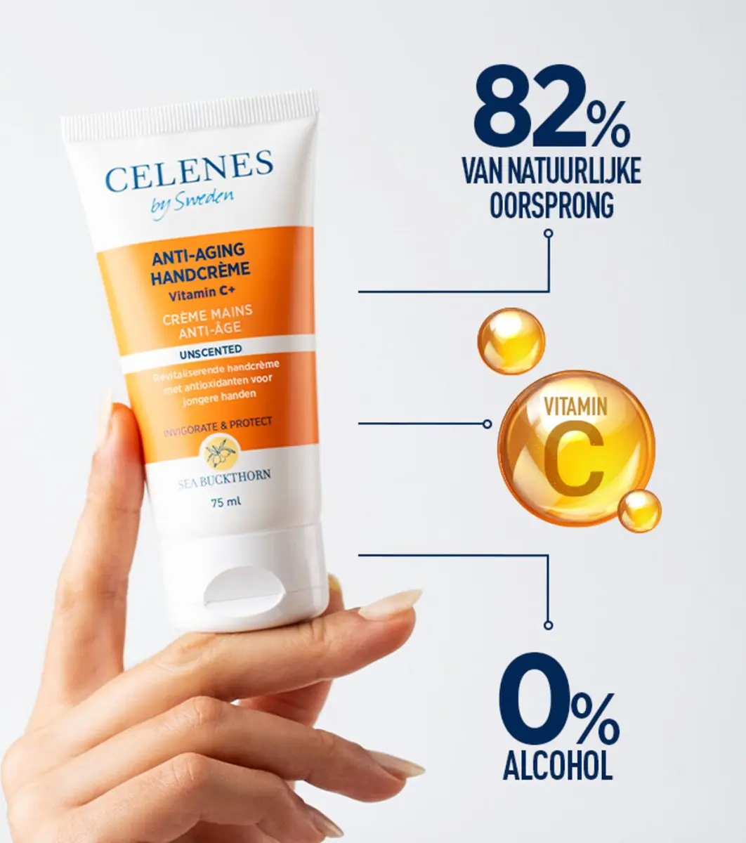 Celenes by Sweden Sea Buckthorn Anti-Rimpel Handcrème 75ml