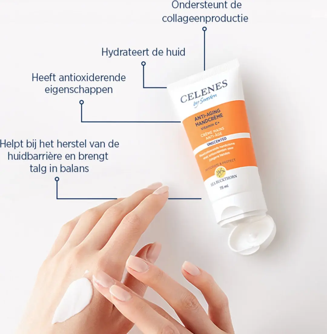 Celenes by Sweden Sea Buckthorn Anti-Rimpel Handcrème 75ml