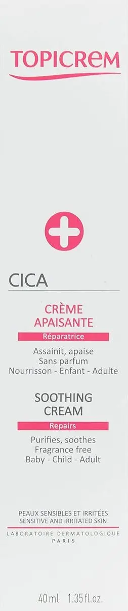 Topicrem Cica Soothing Cream 40ml - 40 Stuks