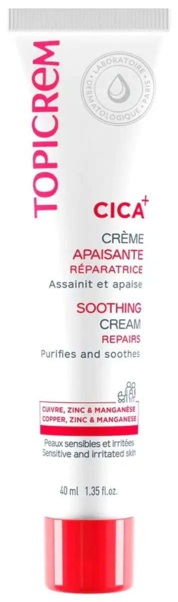 Topicrem Cica Soothing Cream 40ml - 40 Stuks