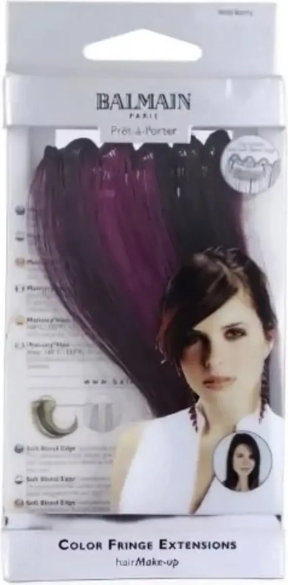 Balmain Professionnel Fringe-Wild Berry Haarstyling 15cm