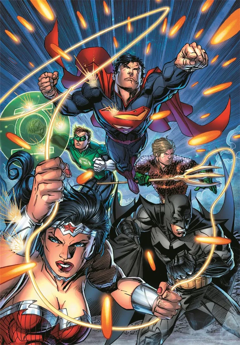 Clementoni DC Comics Justice League Puzzel 300 Stukjes - Multicolor