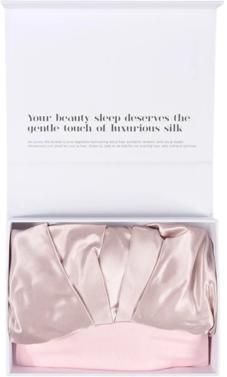 Beauty Pillow Luxury Silk Bonnet 22 Momme - Pink