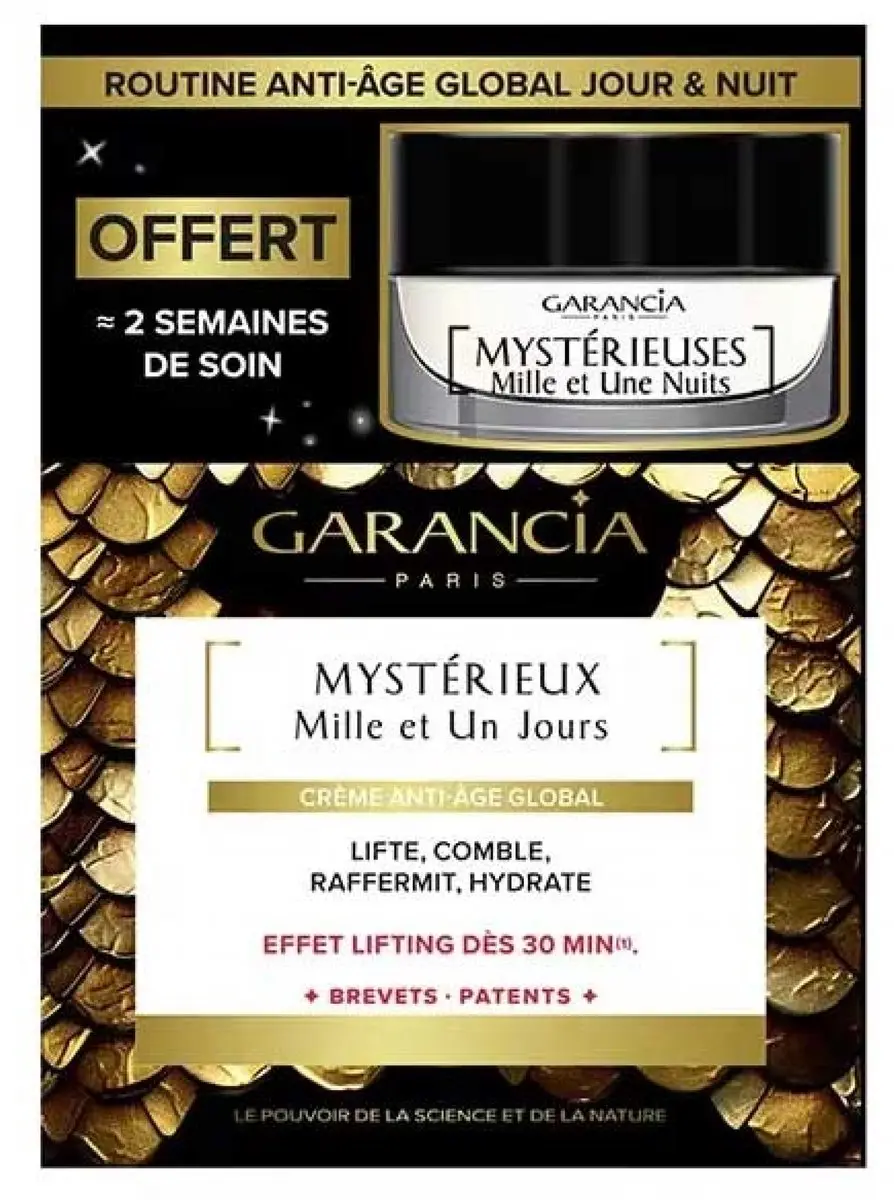 Garancia Mystérieux Mille et Un Jours Dagcrème 30ml + Nachtcrème 10ml
