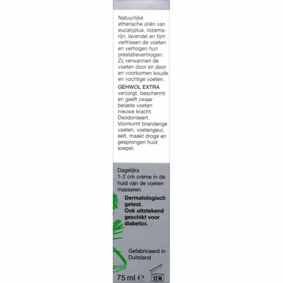 Gehwol Extra Voetcrème 75ml - afbeelding 6 van 6