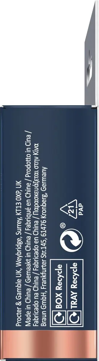 King C. Gillette StyleMaster 4D Scheermesje - Zwart