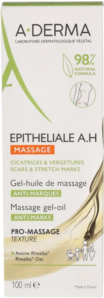 A-Derma Massage Gel Vochtinbrengende Olie 100ml