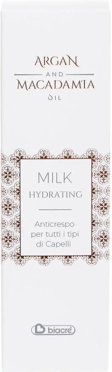 Biacre Argan & Macadamia Melk Hydraterende Haarolie 200ml
