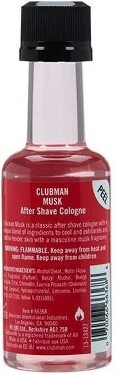 Clubman Pinaud Musk Aftershave 50ml - afbeelding 6 van 6