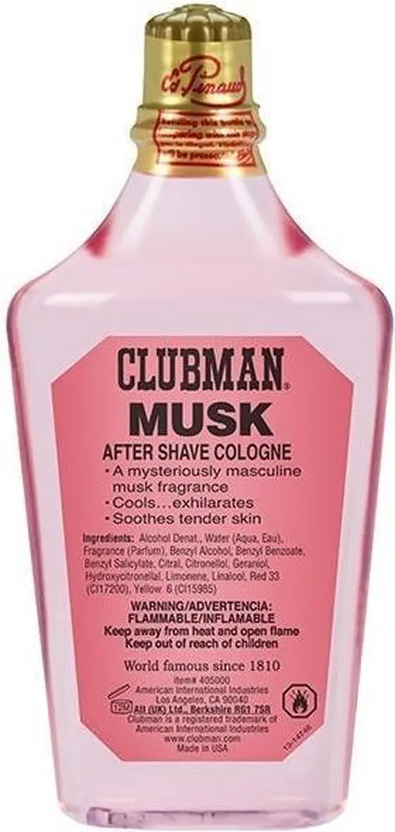 Clubman Pinaud Musk Aftershave 50ml