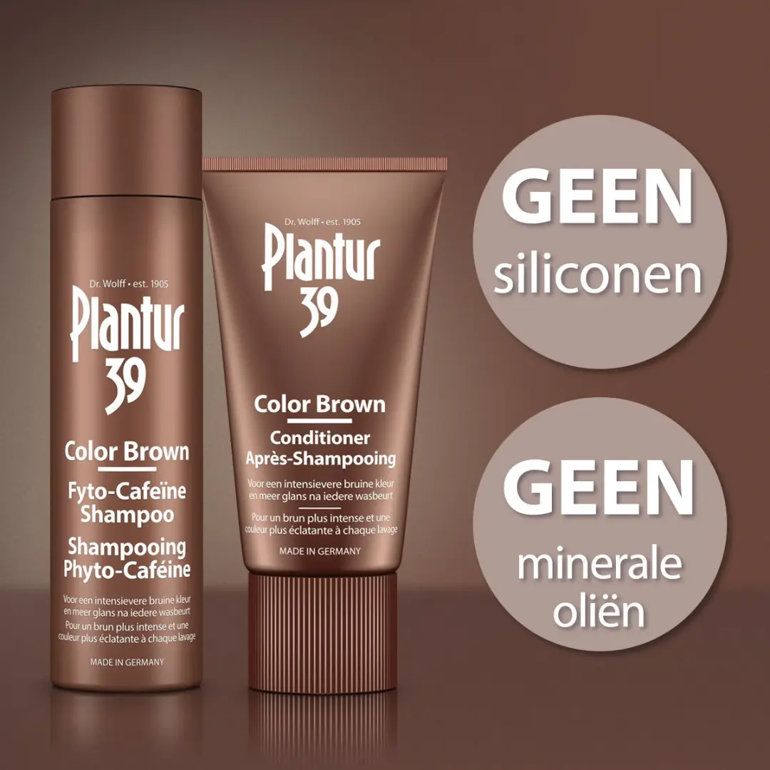 Plantur 39 Cafeïne Shampoo & Conditioner Bruin Haar - 2x150ml