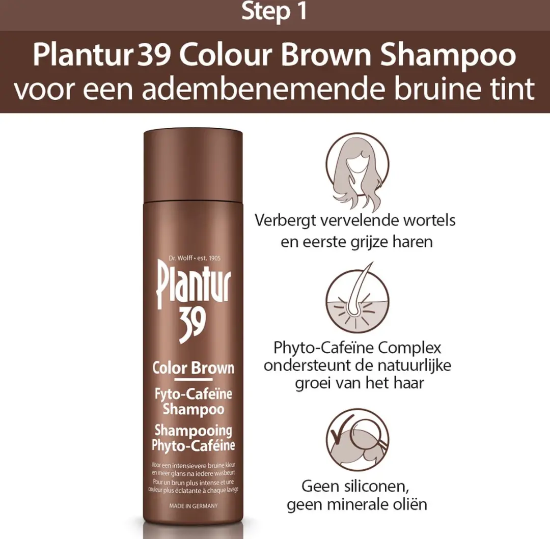 Plantur 39 Cafeïne Shampoo & Conditioner Bruin Haar - 2x150ml