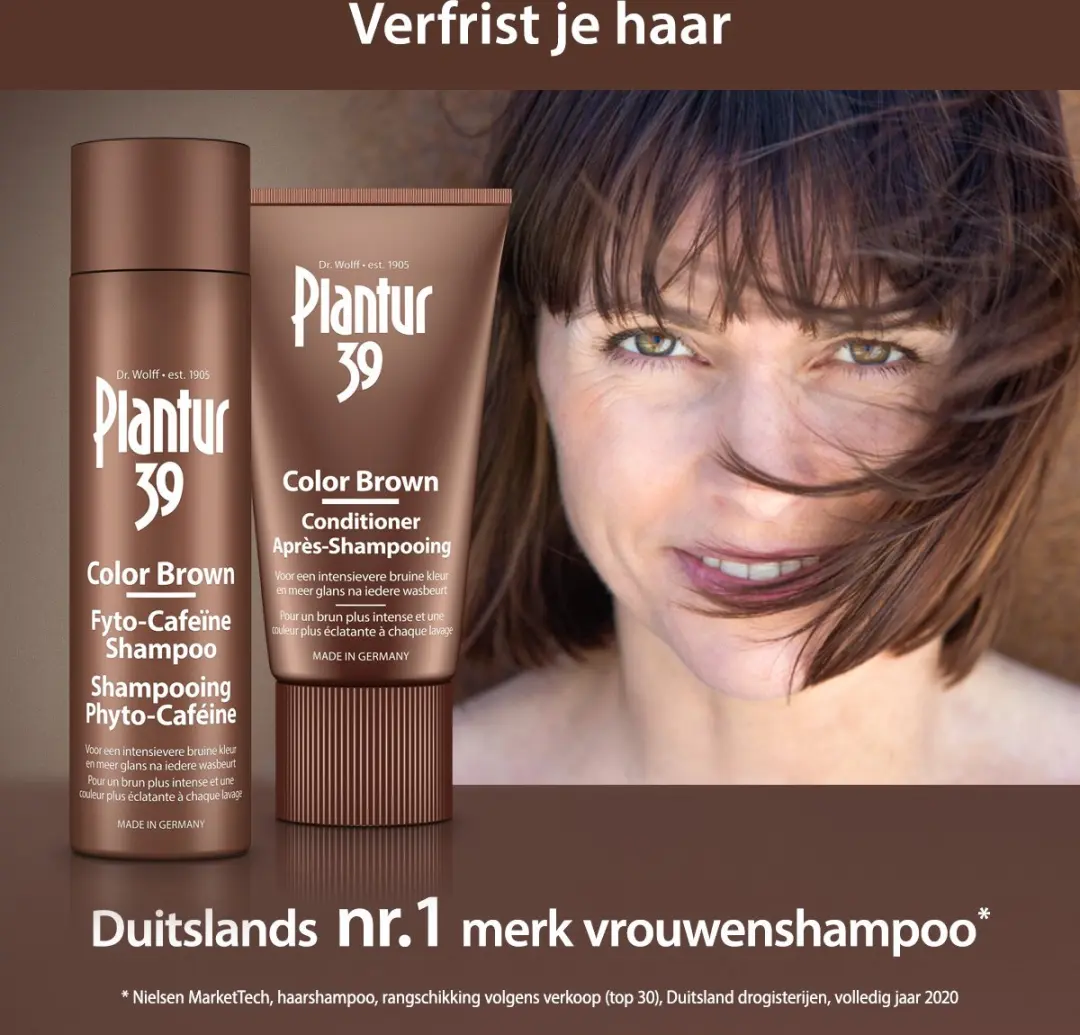 Plantur 39 Cafeïne Shampoo & Conditioner Bruin Haar - 2x150ml