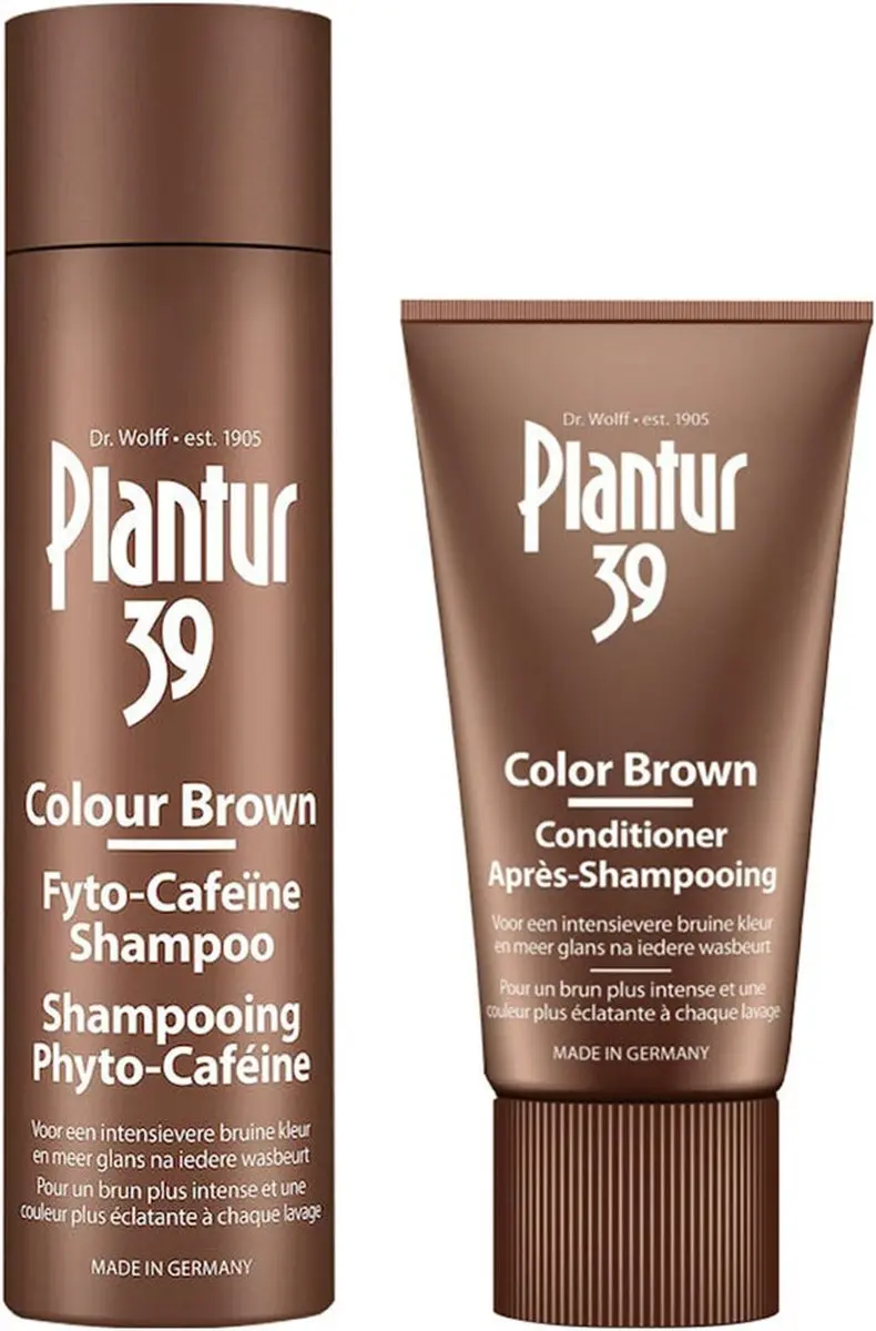 Plantur 39 Cafeïne Shampoo & Conditioner Bruin Haar