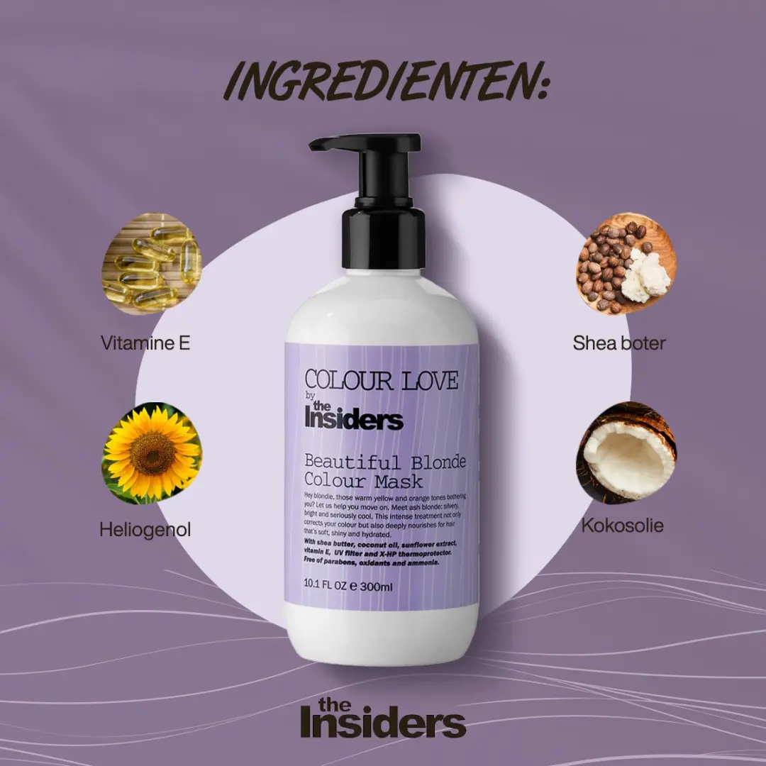 The Insiders Beautiful Blond Colour Mask 300ml