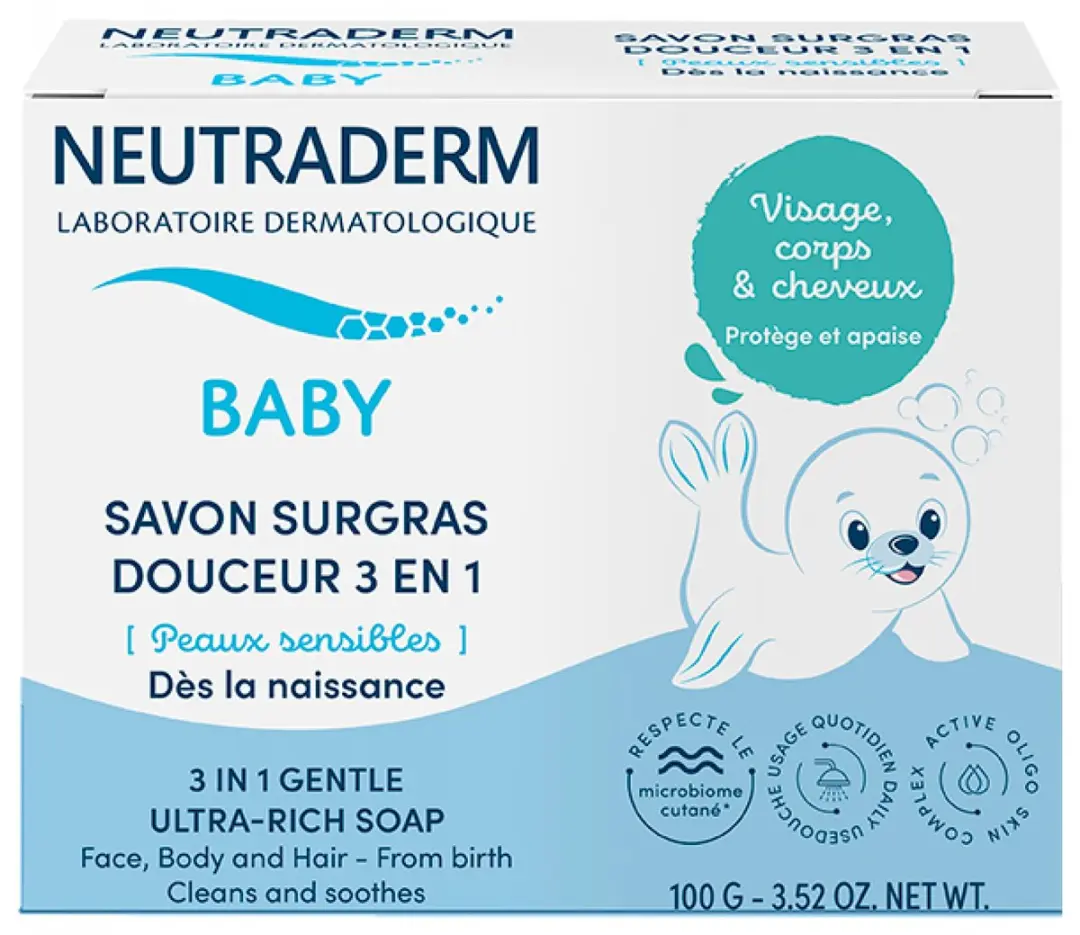 Neutraderm 3-in-1 Ultra Rijke Babyzeep 100g