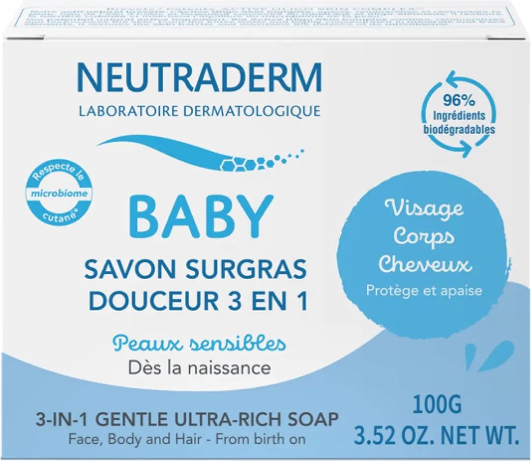 Neutraderm 3-in-1 Ultra Rijke Babyzeep 100g