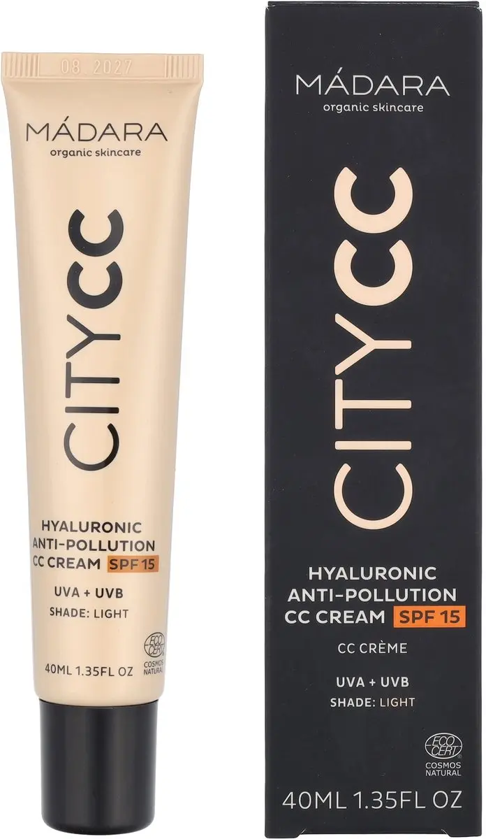 MÁDARA Anti-Pollution CC Cream SPF15 Light Beige 40ml