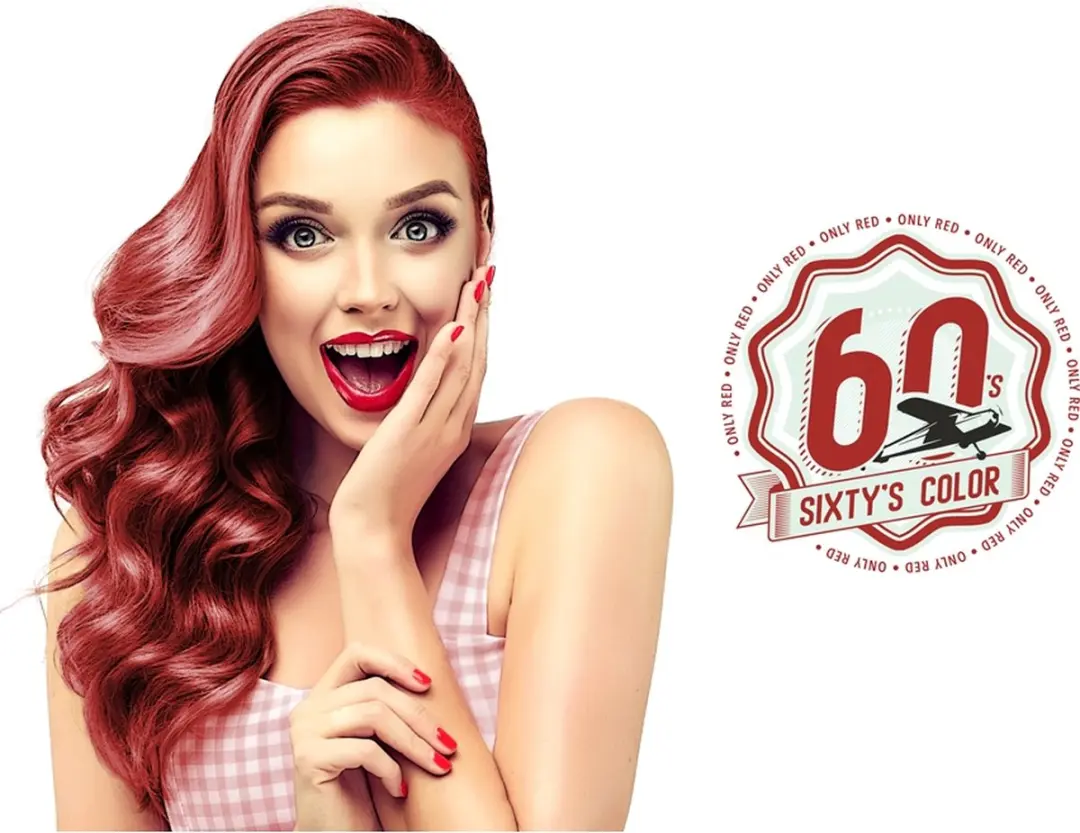 Hairgum Sixty's Color Only Rood 60ml