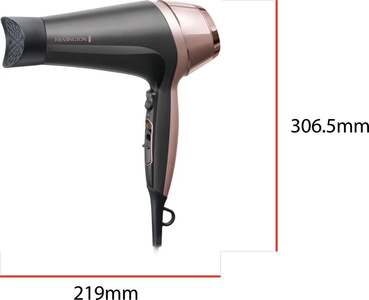 Remington D5706 Curl & Straight Confidence Föhn - 2200W - Roze