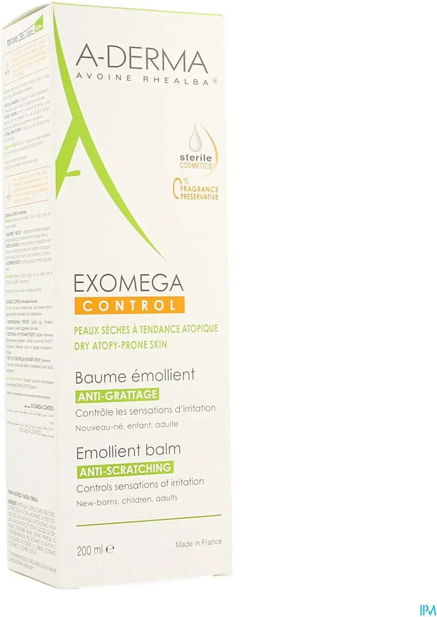 A-derma Exomega Control Balsem Emolier 200ml
